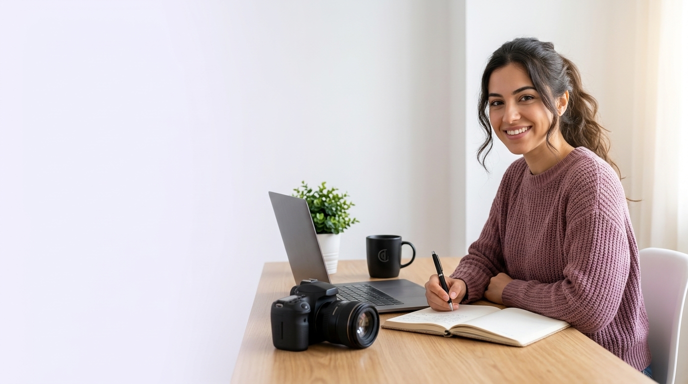 Student learning with Udemy