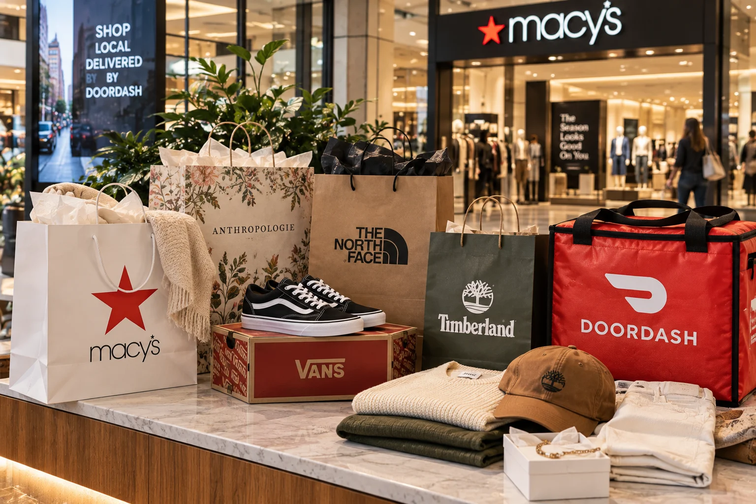 DoorDash Retail Delivery Guide: Shop Macy’s, Anthropologie, The North Face, Vans and Timberland